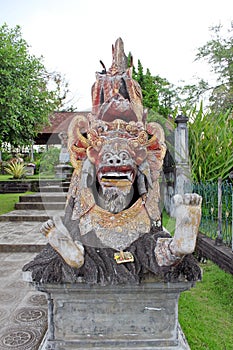 Balinese Statue of a Beast Carnival Costume