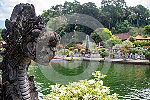 Balinese stone sculpture in \