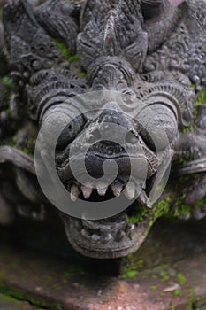 Balinese traditional sclupture named boma photo