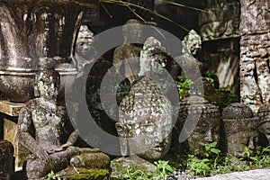 Balinese traditional sculptures - Buddhas photo
