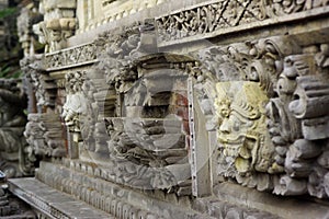 Balinese wall ornaments.