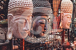 Balinese wooden masks