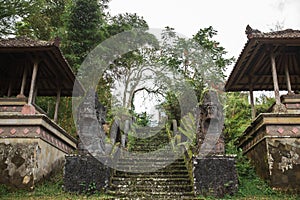 Balinesse stone stairs