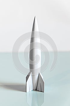 balistic missile or space shuttle from a 3d printer