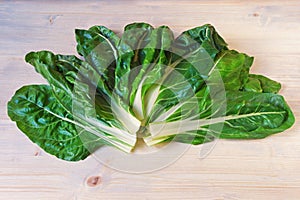 Balkan cuisine. Blitva  chard leaves  - popular leafy vegetables