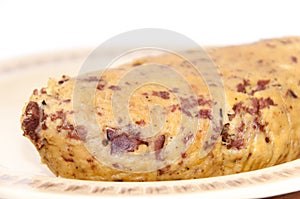 Balkan cuisine chicken liver with bread crumbs