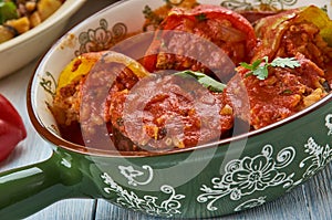 Balkan stuffed vegetables Dolmas