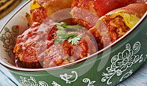 Balkan stuffed vegetables Dolmas