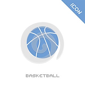 Ball of basketball icon