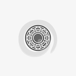 Ball bearing vector icon