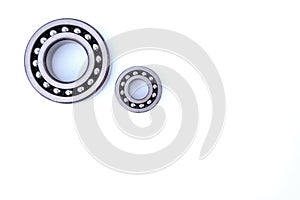 ball bearing on white background