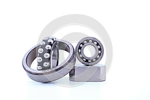 ball bearing on white background