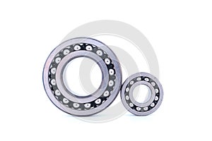 ball bearing on white background