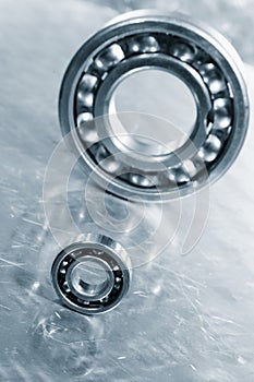 Ball-bearings against titanium