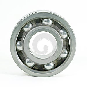 Ball bearings isolated on white background