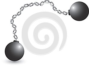 Ball and chain photo
