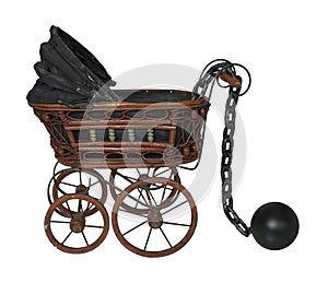 Ball and Chain with Bassinet