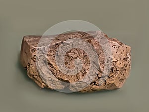 Ball clay is a mineral formed from the weathering and transportation by water of parent rocks photo