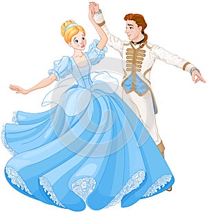 The Ball Dance of Cinderella and Prince