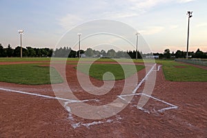 Ball Field in the Evening