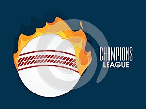 Ball in fire for Cricket Champions League.