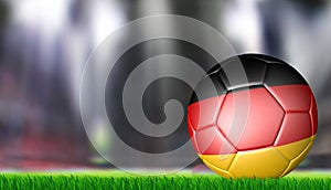 Ball with flag of Germany