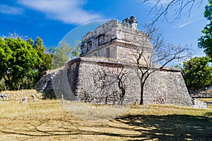 Esfera juega la corte en maya arqueológico paginas México 