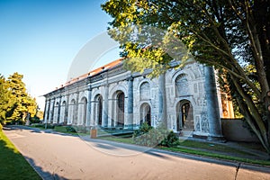 Ball game hall in royal garden of Prague castle called Micovna - Prague, Czech republic.