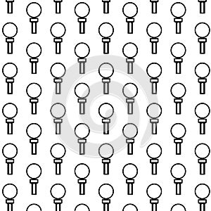 ball golf silhouette seamless pattern