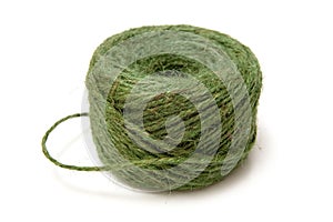 Ball of green twine