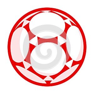 Ball icon illustration soccer football