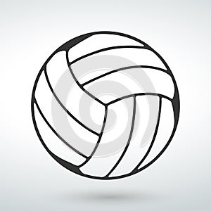 ball icon on a white background