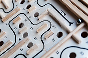 Ball in the labyrinth