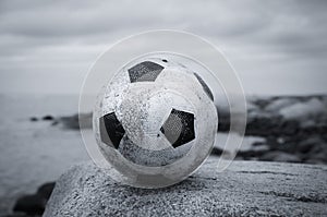 Ball in a landscape