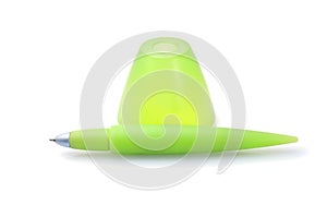Ball-point pen and support