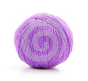 Ball of purple yarn