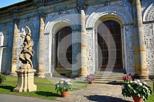 The ball room is a Renaissance building in the Royal gardens of Prague Castle, Czech republic