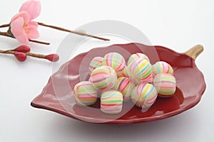 Ball-shaped Candy, Japanese Kyoto sweets