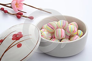 Ball-shaped Candy, Japanese Kyoto sweets