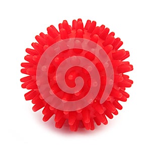 Ball toy red with pins