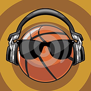 ball using headphones