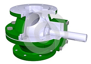 Ball valve illustration