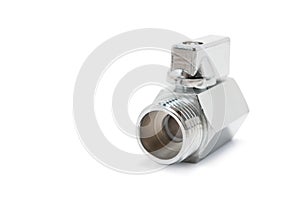 Ball valves isolated object on a white background