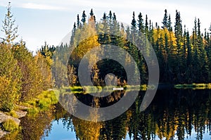 Ballaine Lake in Fall