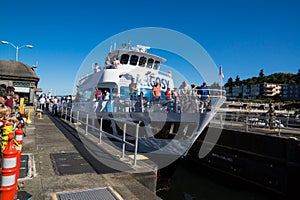 Ballard Lock Argosy Cruise Ship