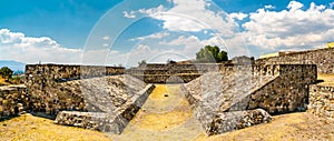 Ballcourt at the Yagul archaeological site in Mexico photo