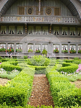 Ballenberg Swiss farmhouse and herbs