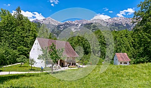 Ballenberg, Switzerland - June 2, 2019: Swiss Open Air Museum in Brienz, Switzerland