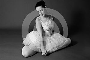 Ballerina In Black & White