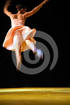 Ballerina in blur